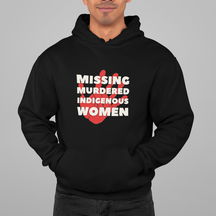 MMIW with hand | Heavy Hoodie