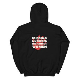 MMIW - badge on f&b | Heavy Hoodie