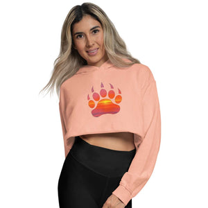 Bear Paw - Sunset | Crop Hoodie