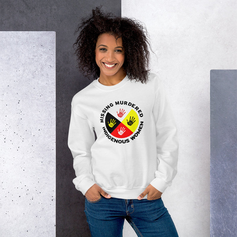 MMIW - Hands Encircled | Sweatshirt – Native American Merchandise